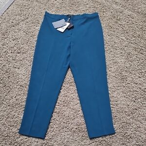 NWT Marina Rinaldi Dress Pants High Waist Super Slim 14 Slacks Ribalta